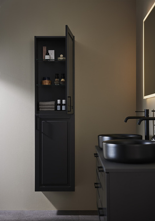 Högskåp Store Compact Grace Softclose Antracit