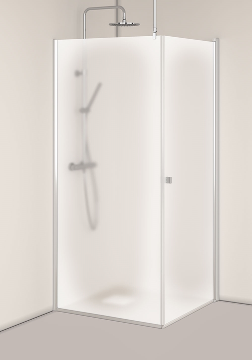 Igloo Pro Duschhörn Dörr + Vägg Frostat 100x70