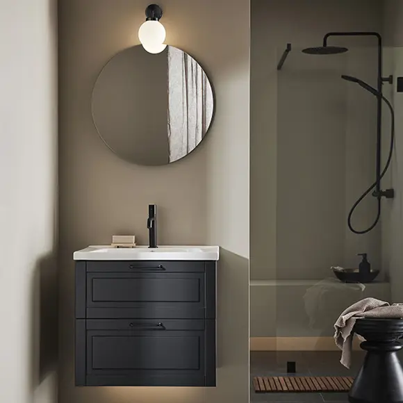 Badrumsmöbel Hafa Grace 600 antracit