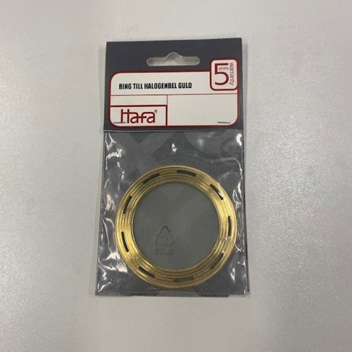 RING TILL HALOGENBELYSNING GULD