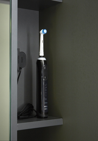 Förvaringsspegel Helfigur Store Antracit 400