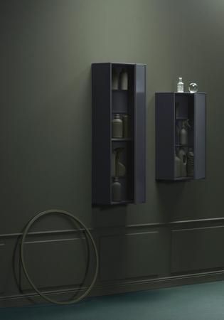 Edge Halvskåp Antracitgrå Push-To-Open