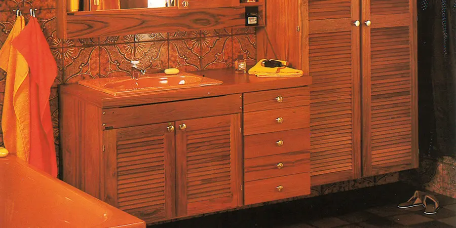 Badrumsmöbel Hafa Classic i teak