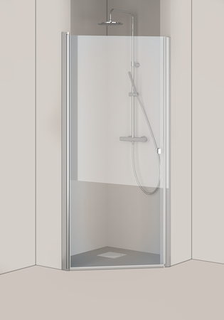 Duschdörr Igloo Pro 95 Nisch 930-970Mm Klarglas Aluminium