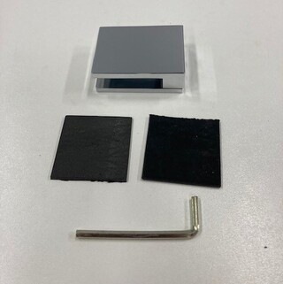 Golvfäste Infinity Duschvägg Krom (Ett St)