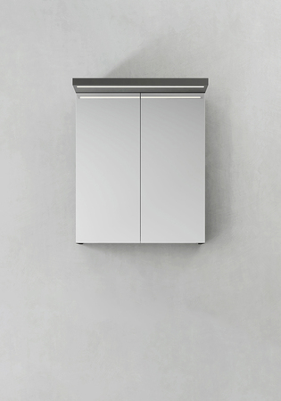 Spegelskåp Store Ledprofil Antracit 600