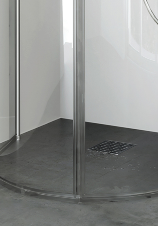 Släplist Hafa 22 Mm Rund Till 6 Mm Glasdörr Igloo Pro J Och U