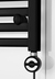 Elpatron Till Handdukstork Svart