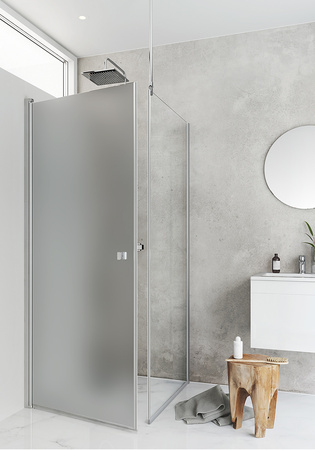 Igloo Pro Duschhörn Dörr + Vägg Frostat/Klarglas 70X100