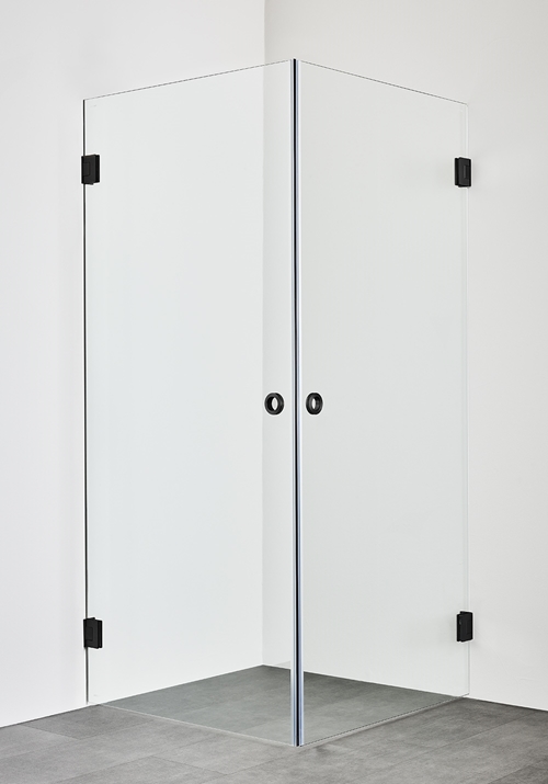 DUSCHHÖRN INFINITY 90X90 SVART