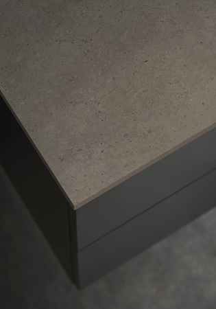 Bänkskiva 1600 Vänster Hål Brass Relish Suede