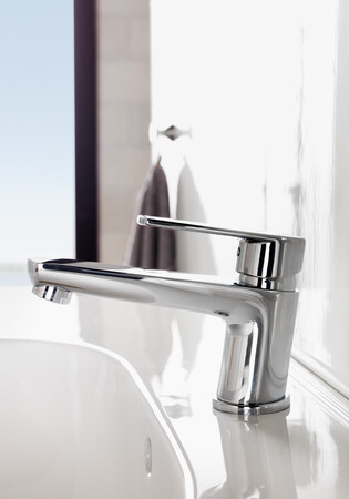 Tvättställsblandare Mix Lean Eco Krom