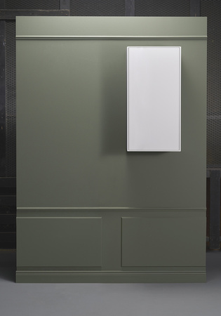 Edge Halvskåp Vit Push-To-Open